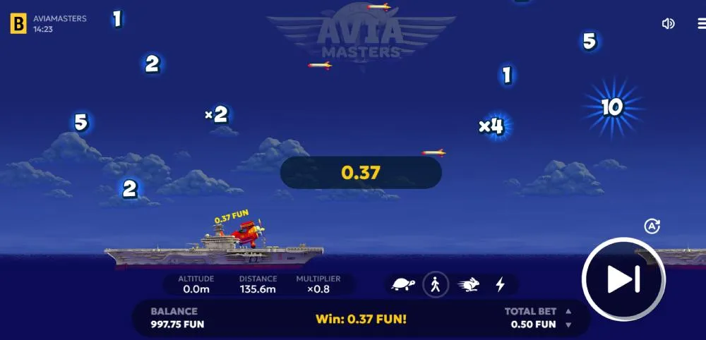 Demo-Modus von Aviamasters BGaming: Spielen ohne Risiko Demo-Modus von Aviamasters BGaming: Spielen ohne Risiko